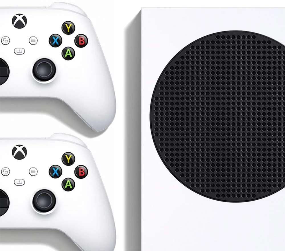 2020 New Xbox 512GB SSD Bundle With TWO New Xbox Wireless Controllers - Robot White