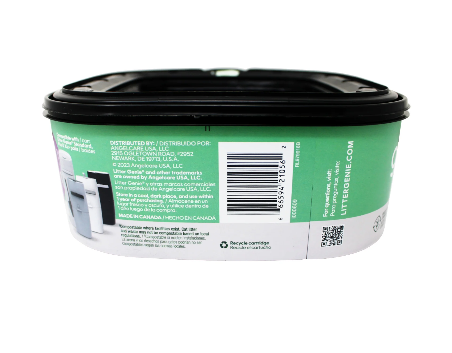 Litter Genie Jumbo Eco refill 28ft, 4 months - 3 Pack