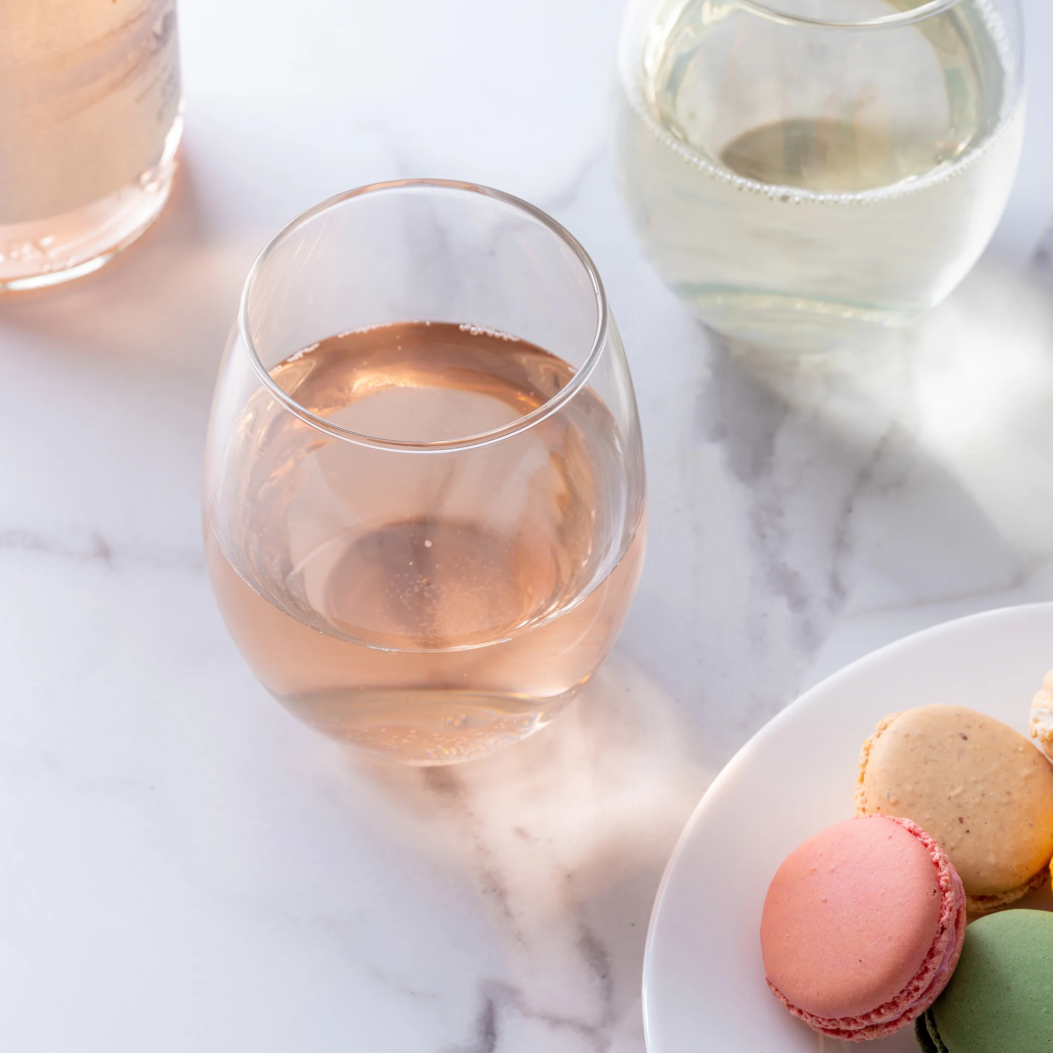 Luminarc 15 oz. Cachet Clear Stemless Wine Glass 12 Piece Set