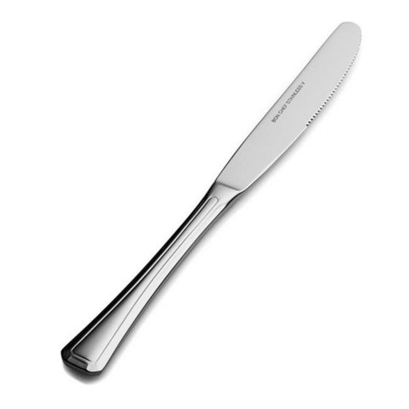 Bon Chef  Prism Regular Solid Handle Dinner Knife, Pack of 12
