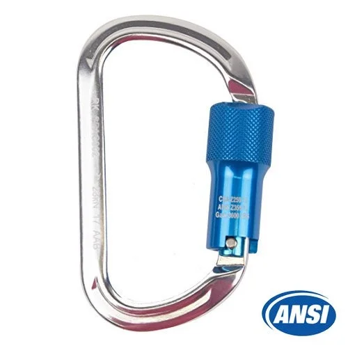 Spidergard SPAC002 Auto Twist Lock Aluminum Carabiner 25 kN - Default Title