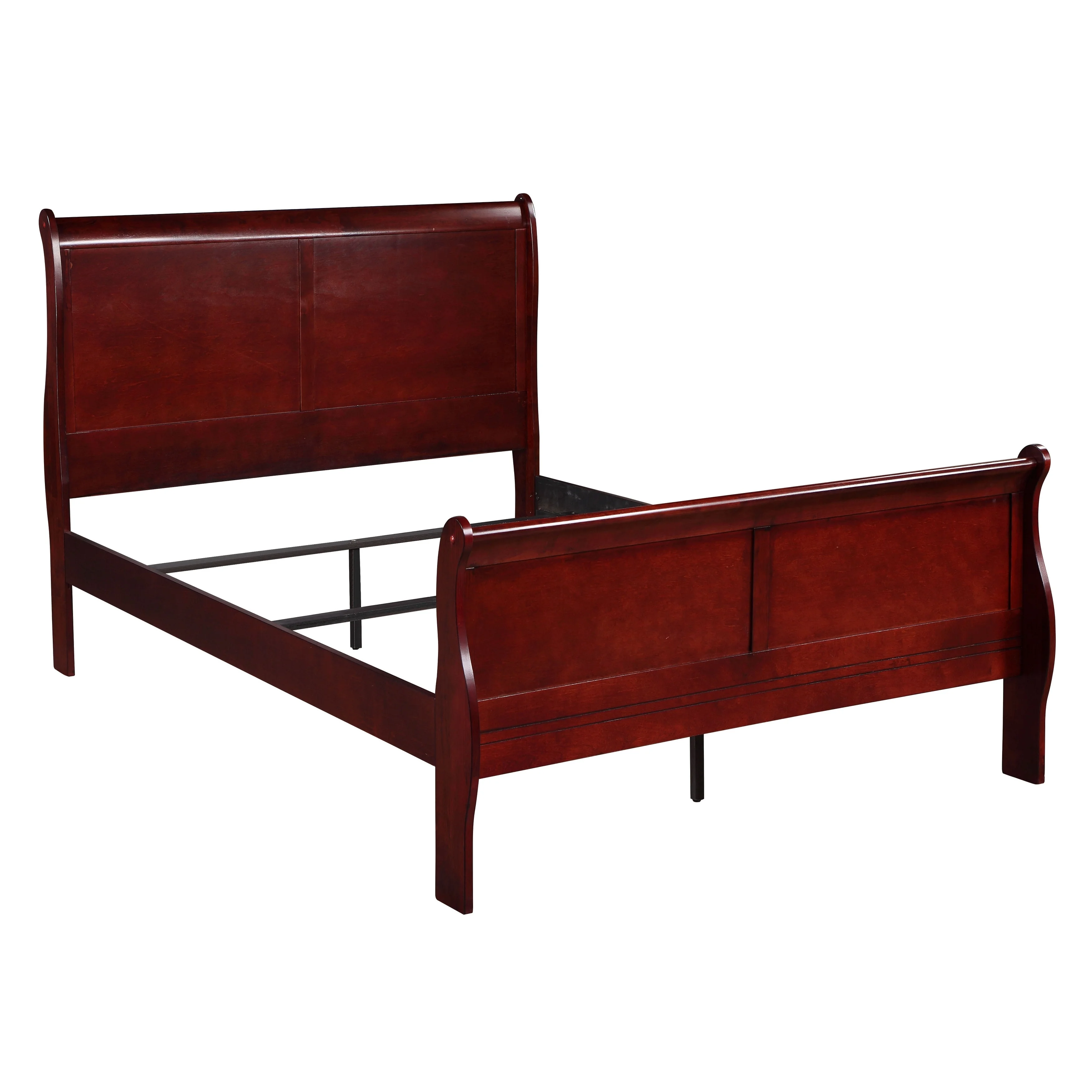 Cavender Sleigh Panel Bed Black - Full