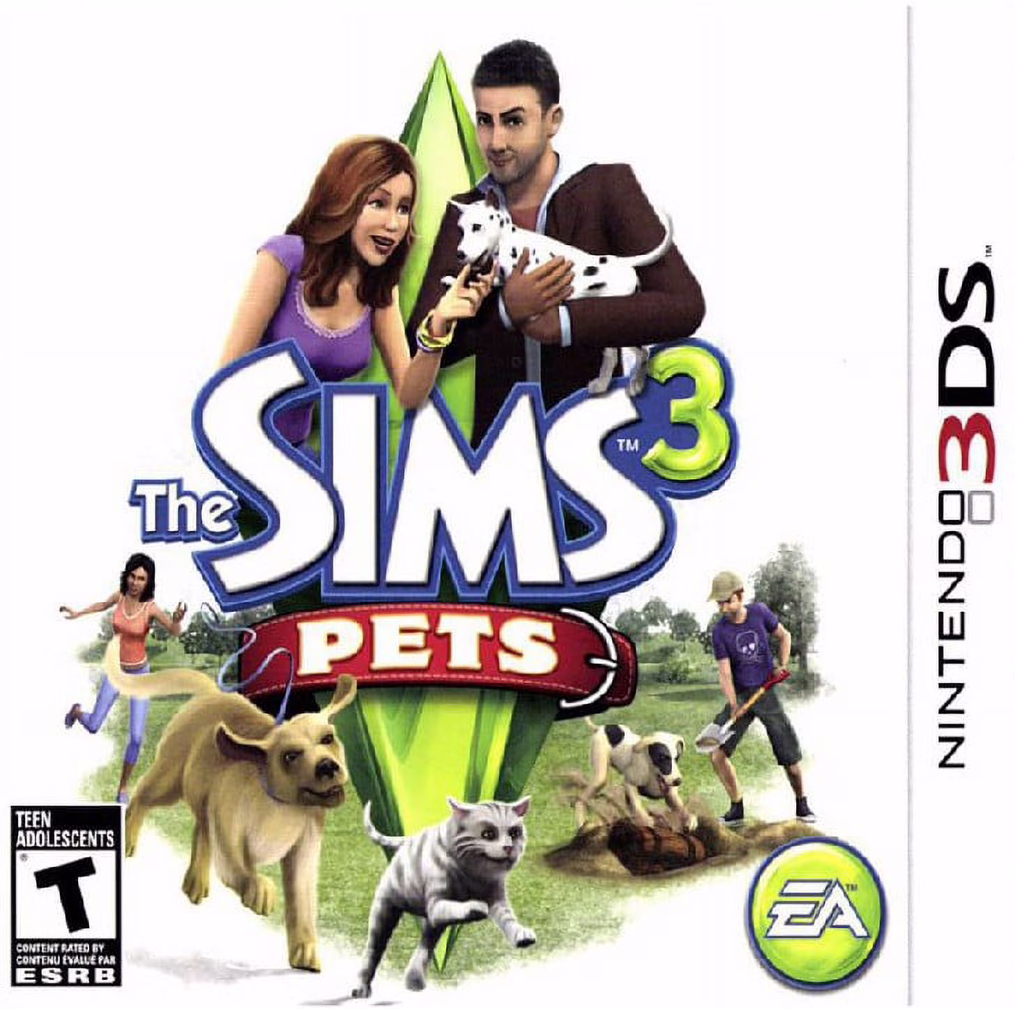Restored The Sims 3: Pets (Nintendo 3DS, 2011) Video Game (Refurbished)