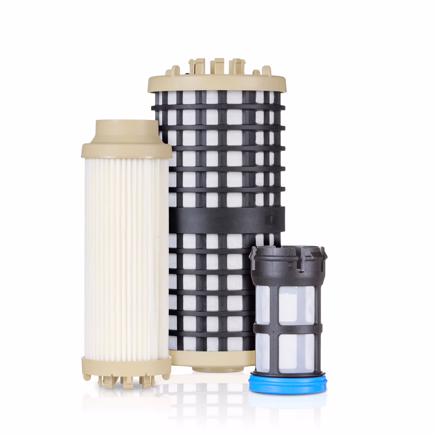 Detroit Diesel Black Fuel Filter Kit & Gasket