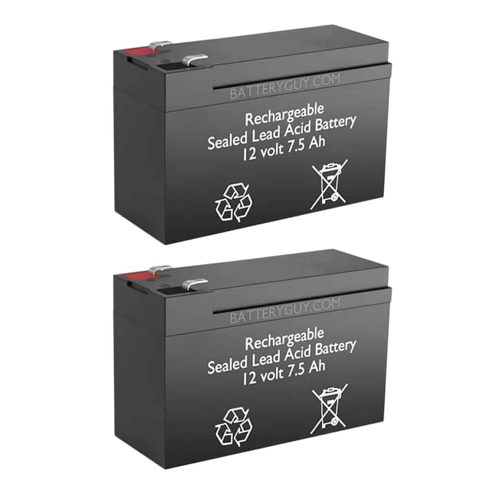 BatteryGuy OPTI-UPS AS1000B-S replacement battery - BatteryGuy brand equivalent (High Rate - Qty of 2)