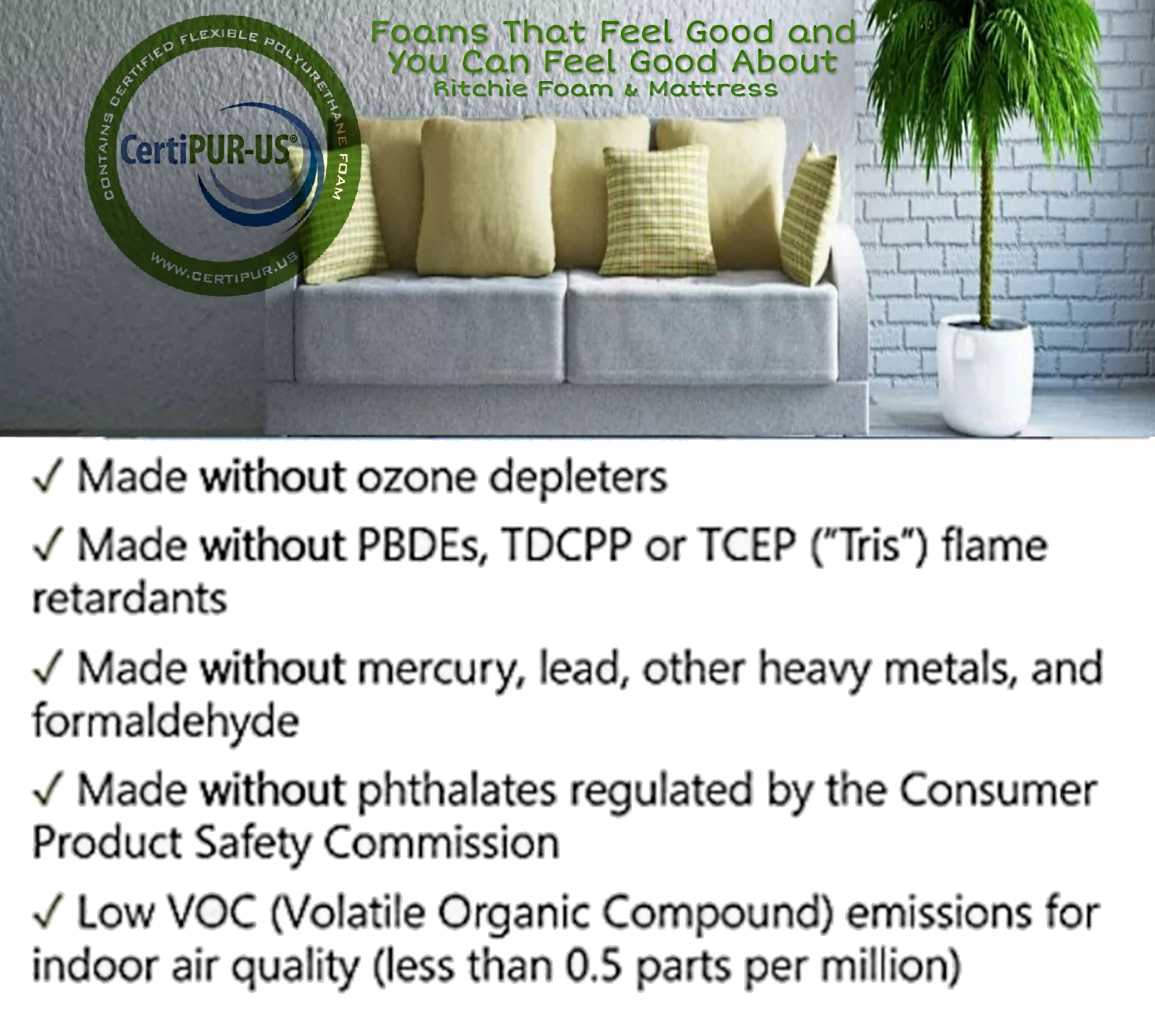 High Density Upholstery Foam Cushion 6