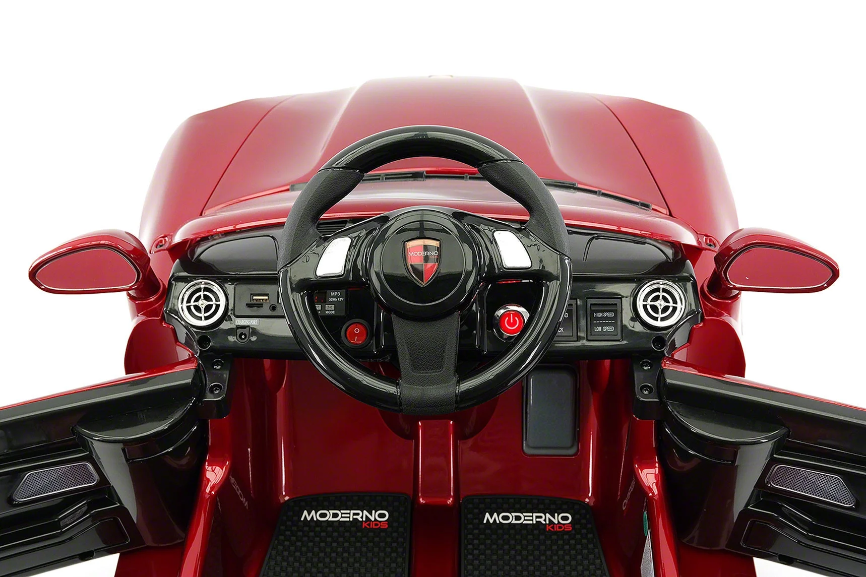 Kiddie Roadster 12V Kids Electric Ride-On Car with R/C Parental Remote | Cherry Red