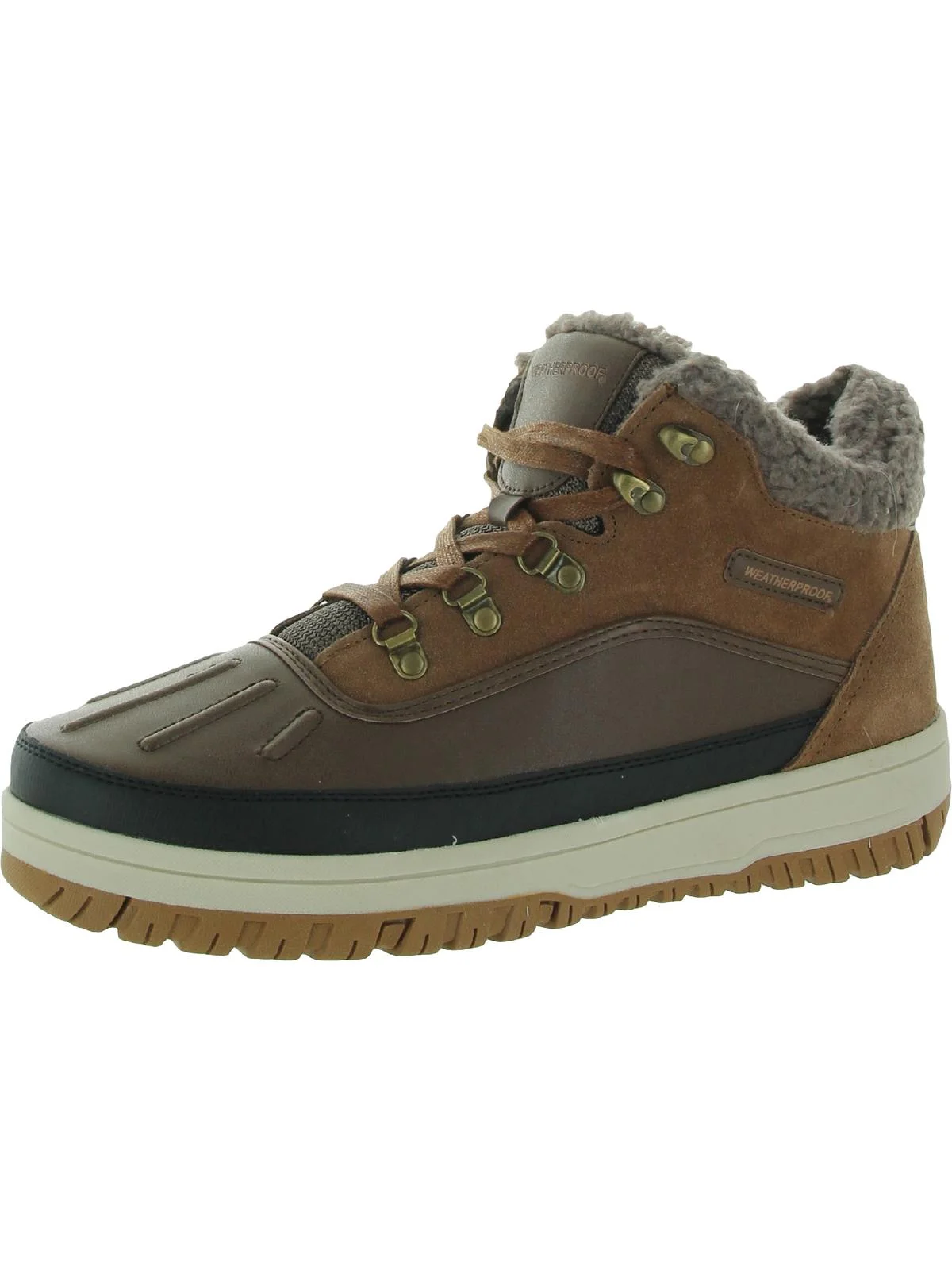 Weatherproof Mens Landon Leather Cold Weather Winter & Snow Boots