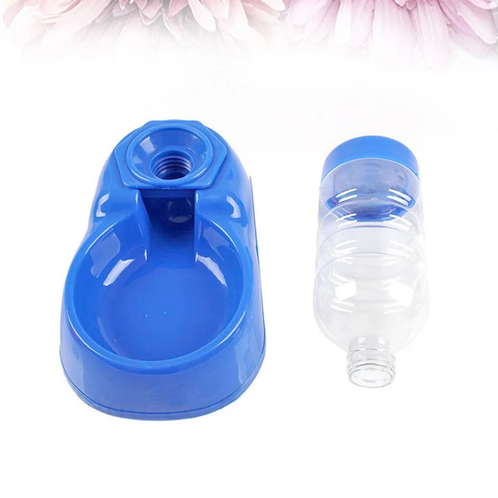 Water Pet Feeder Dispenser Bottle Dog Drinking Automatic Cat Cage Small Animal Bowl Station Container