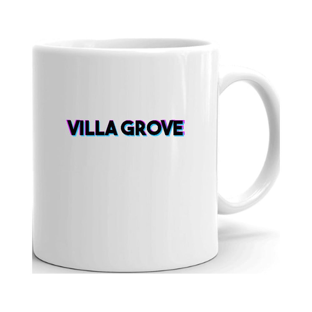 Tri Color Villa Grove Ceramic Dishwasher And Microwave Safe Mug By Undefined Gifts
