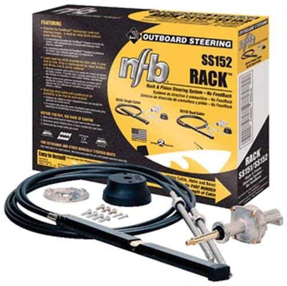 SeaStar Solutions No Feedback Rack and Pinion Steering Kit, Dual