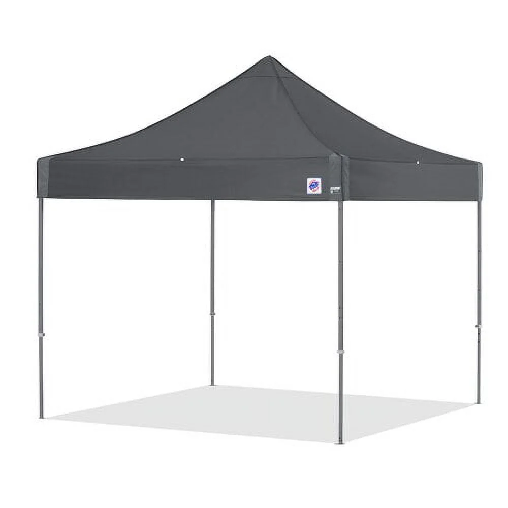 E-Z Up International EZUEC3STL10KFWHTBK 10 ft. Eclipse Instant Steel Shelter, Black & White