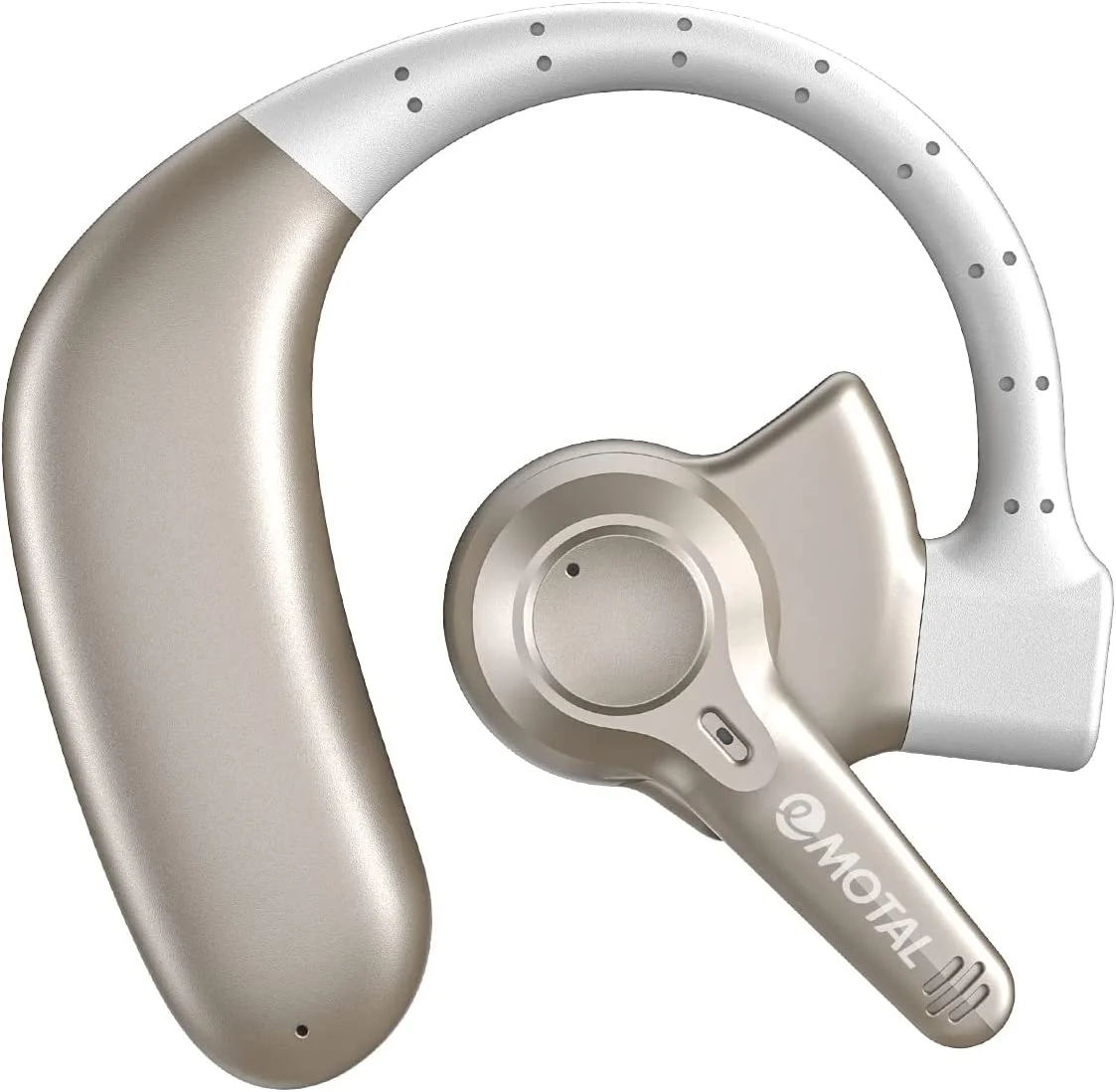 Dual-Mic AI Noise Cancelling Bluetooth for Cell Phones 10 Days Standby 30Hrs HD Talktime Bluetooth Earpiece -