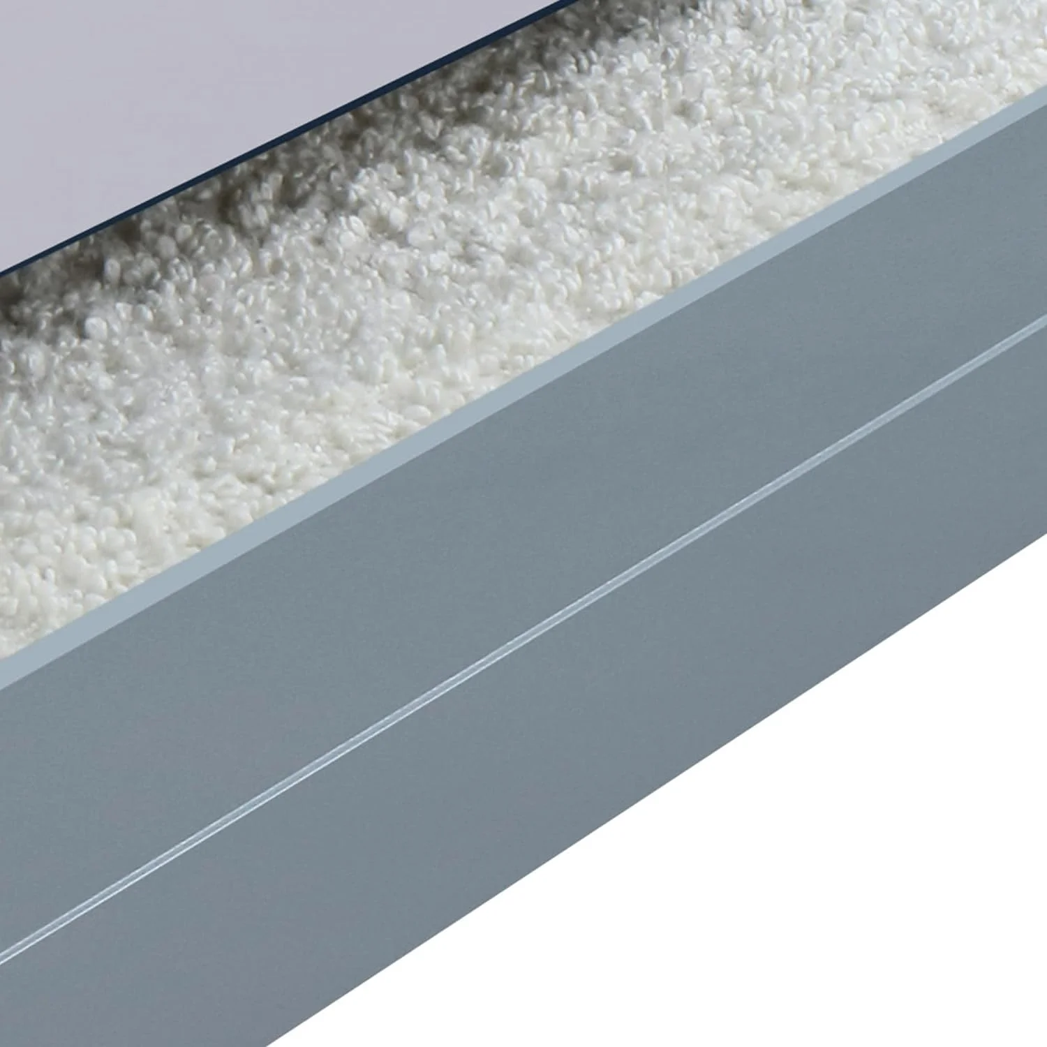 Gray Transitional Wooden Trundle Bed With Caster Wheels