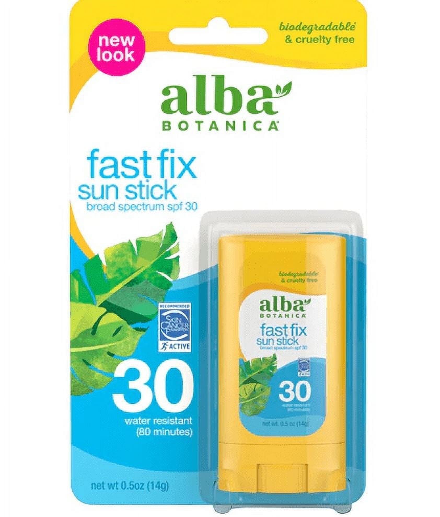 Alba Botanica Fast Fix Sun Stick SPF30 0.5 oz