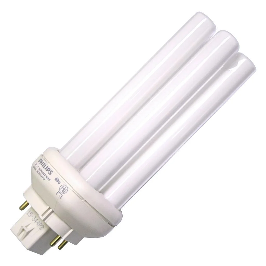 Philips 458273 - PL-T 26W/841/A/4P/ALTO A Triple Tube 4 Pin Base Compact Fluorescent Light Bulb
