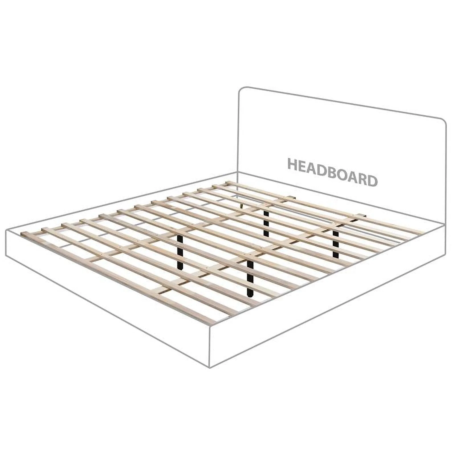 Meridian Furniture Crosby Navy Linen Textured Fabric King Bed