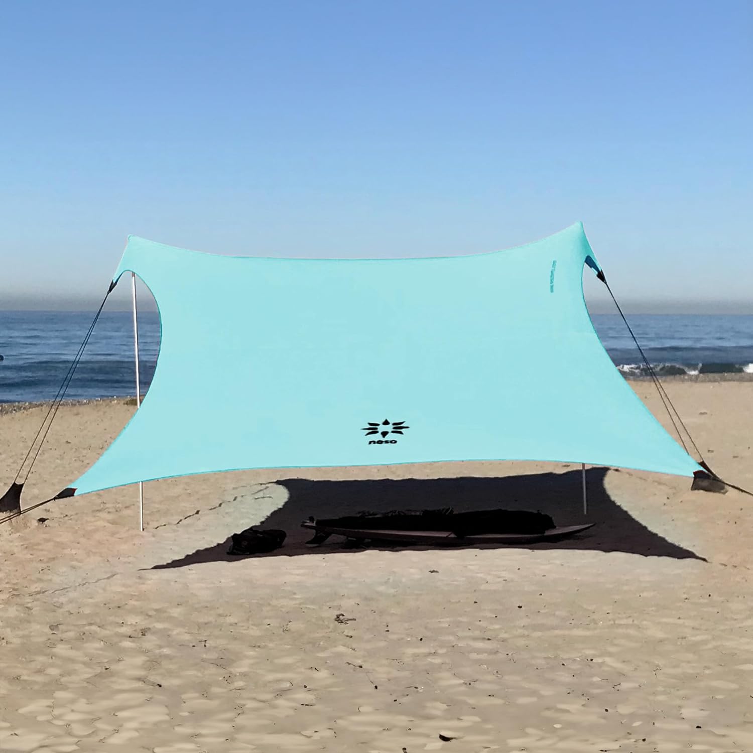 NANYUN Gigante - Portable Beach Tent - Ideal to Enjoy with Family and Friends - UPF 50+, Water-Resistant, and Lightweight - Seafoam, 11' x 11'