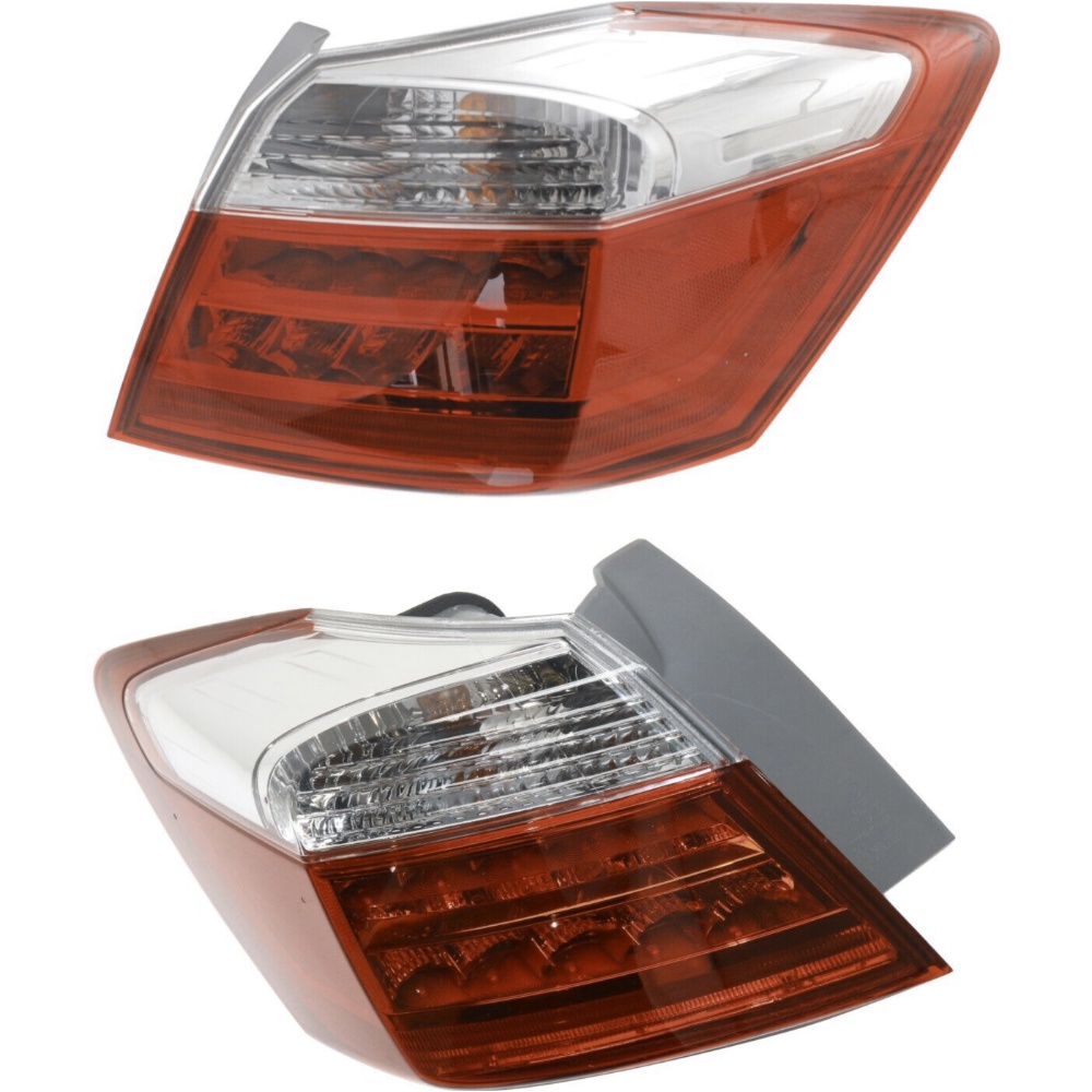 Teledu LED Tail Light Left and Right Outer For 2013-2015 Honda Accord Sedan Sdn EX-L