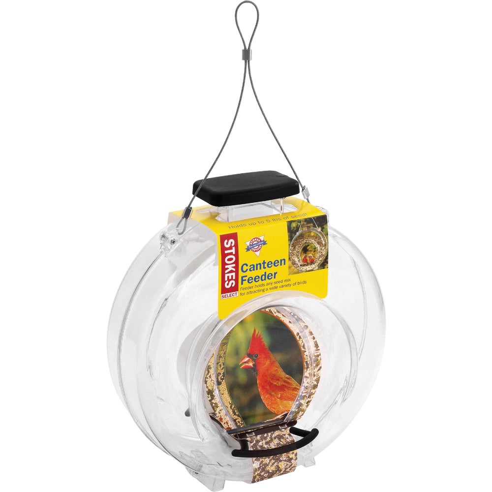 Stokes Select Clear Plastic 4.7 Lb. Capacity Canteen Bird Feeder 38236-DI 38236-DI 701909