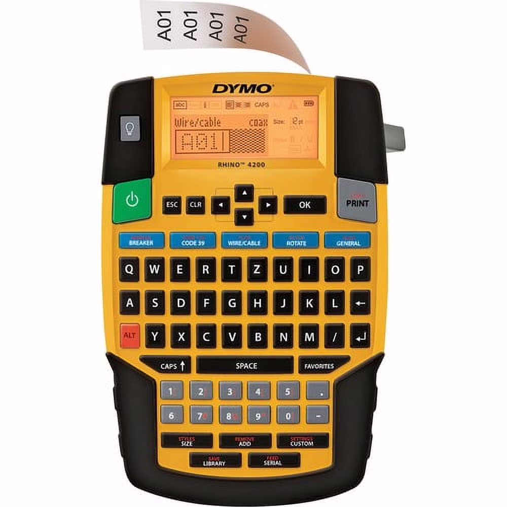 Dymo Rhino 4200 Labelmaker - Label, Tape - 0.24
