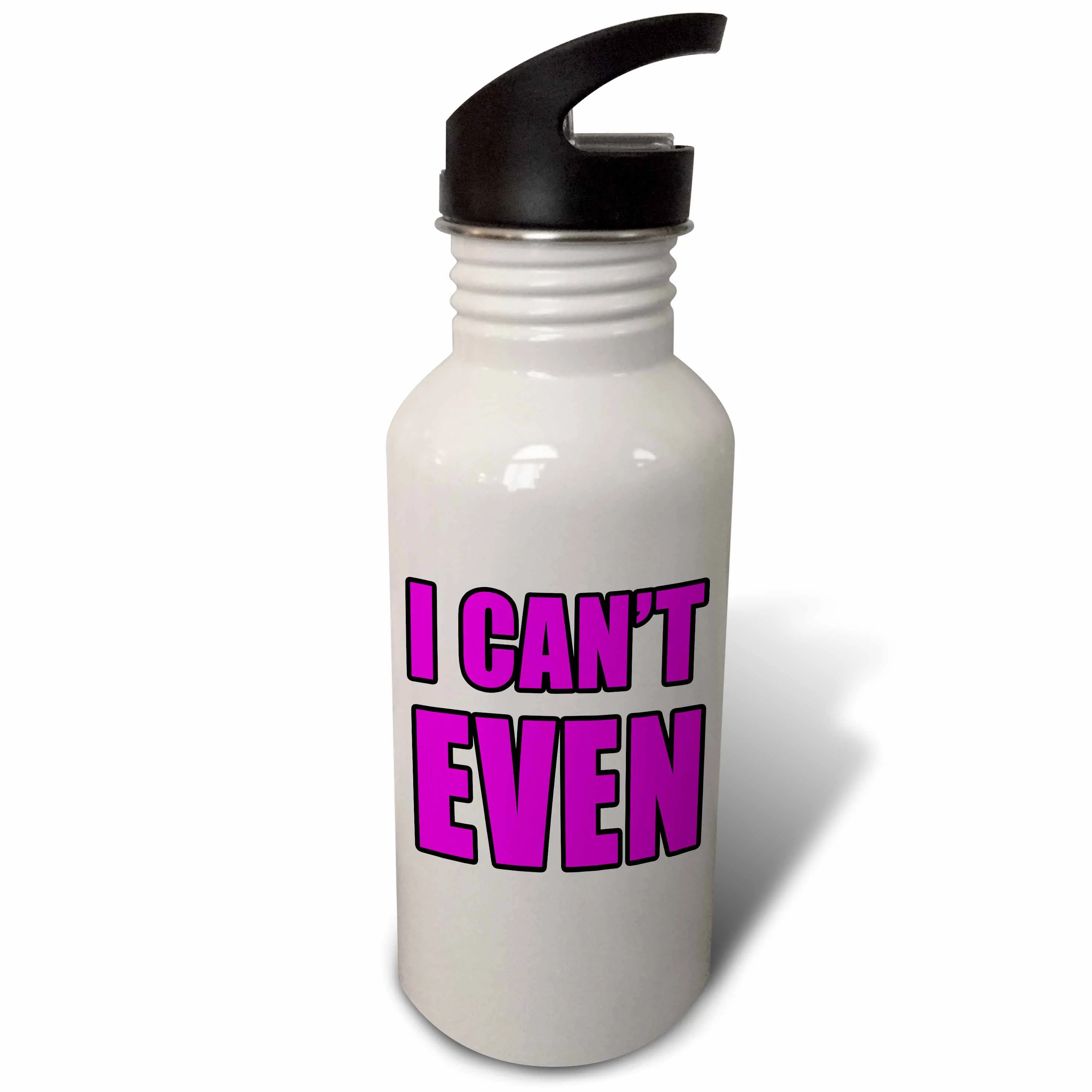 I Cant Even Pink 21 oz Sports Water Bottle wb-223801-1