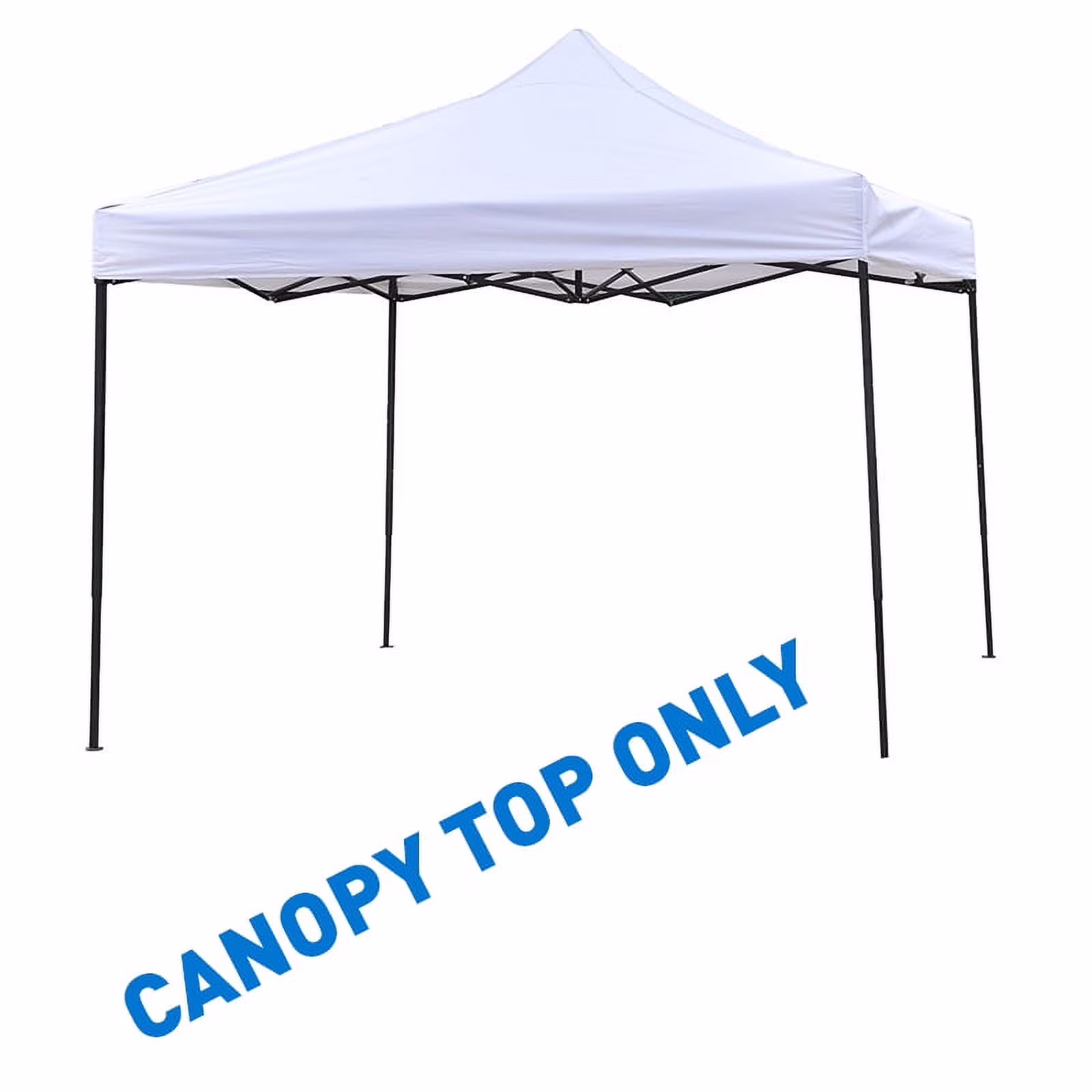 9.6' x 9.6' Square Replacement Canopy Gazebo top Assorted Colors by Trademark Innovations (White)