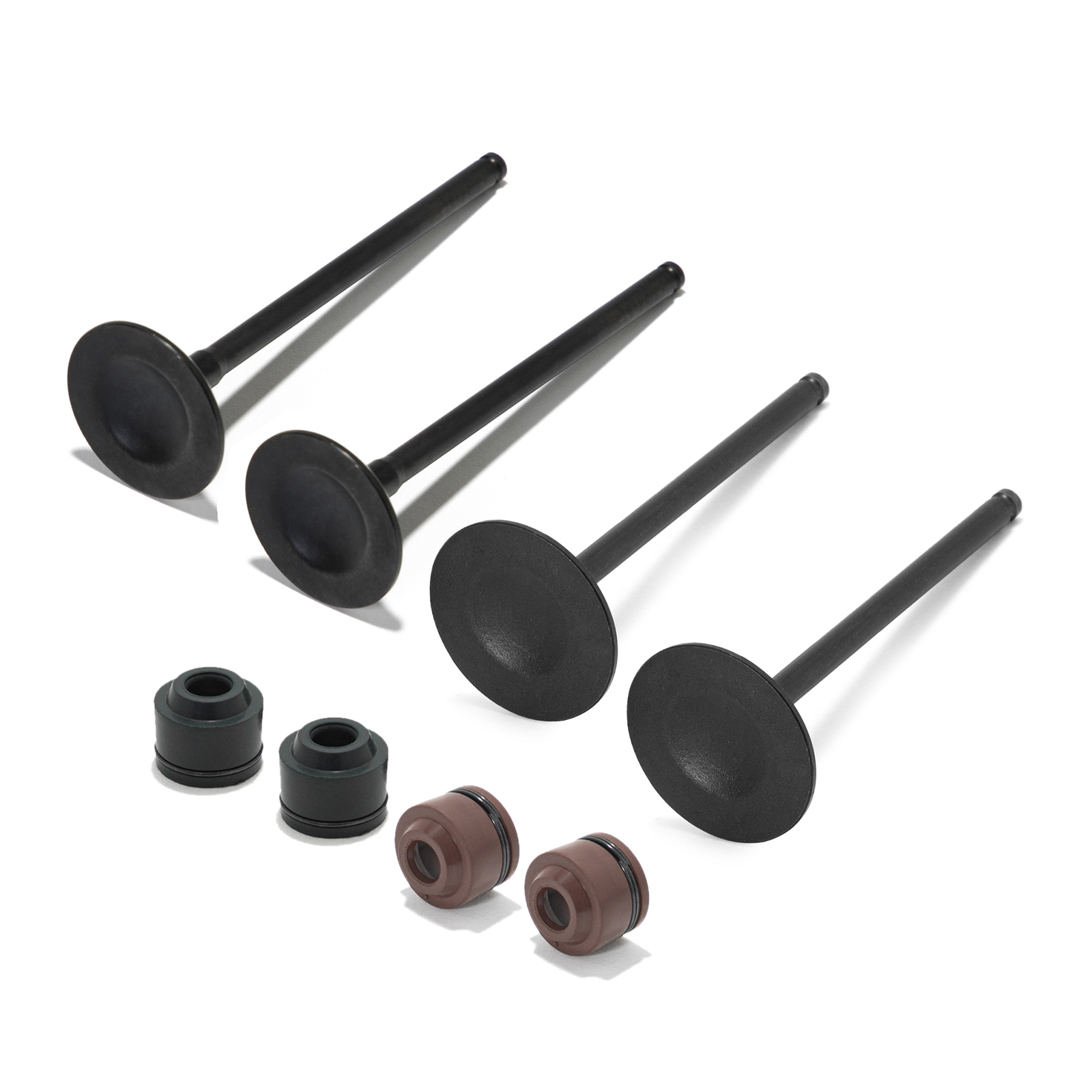 For Honda CRF250R 10 11 Intake Exhaust Valves Seals 14711-KRN-A40 14721-KRN-A40