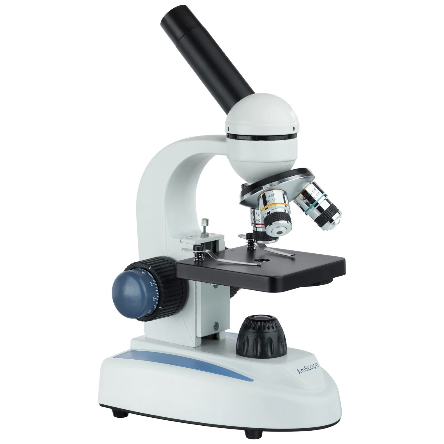 Student 40X-1000X Microscope Kit 360-Degree Rotating Monocular Head with USB Camera and Experiment Cards