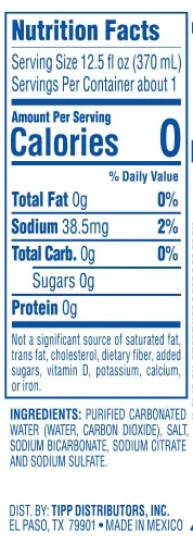 Mineragua Sparkling Water, 12.5 Fl oz Pack Of 24