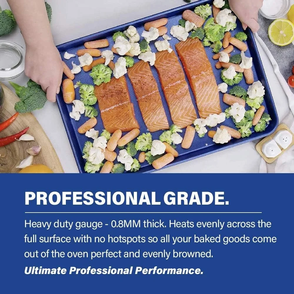 Granitestone Ultra Non-Stick Baking Sheet, Blue, 17.7 x 12.7 in