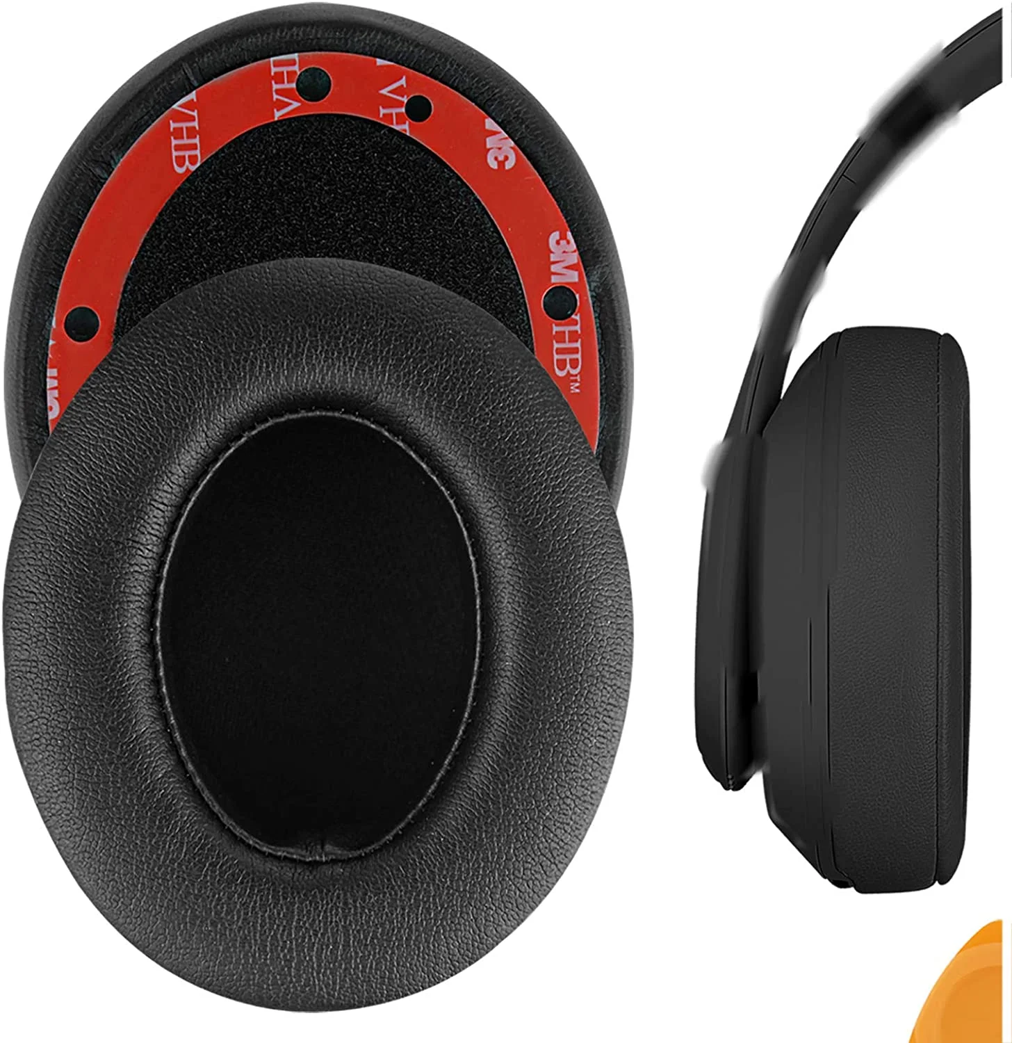 Performance Protein Leather Replacement Ear Pads for B Studio 3 Wireless, Studio 3.0 Wireless Headphones