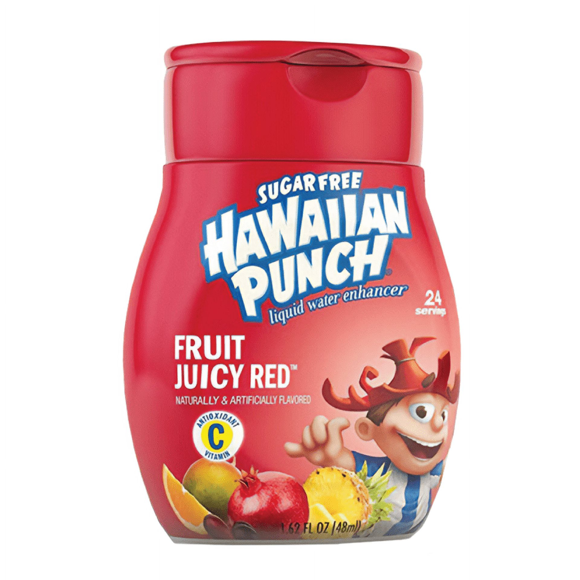 Hawaiian Punch Fruit Juicy Red  Liquid Water Enhancer | 1.62oz 48ml |  12 Bottles