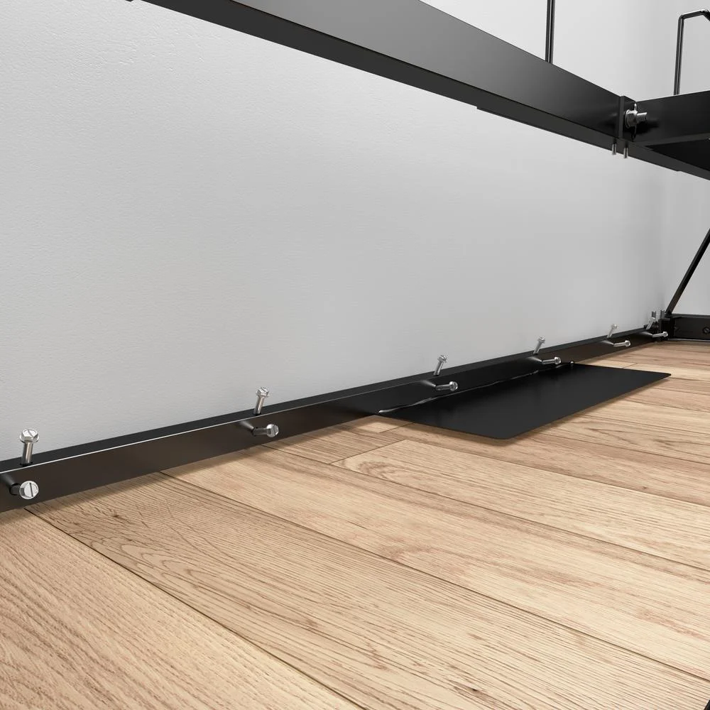 Bestar Lumina Modern Engineered Wood Queen Murphy Bedroom Sets - White