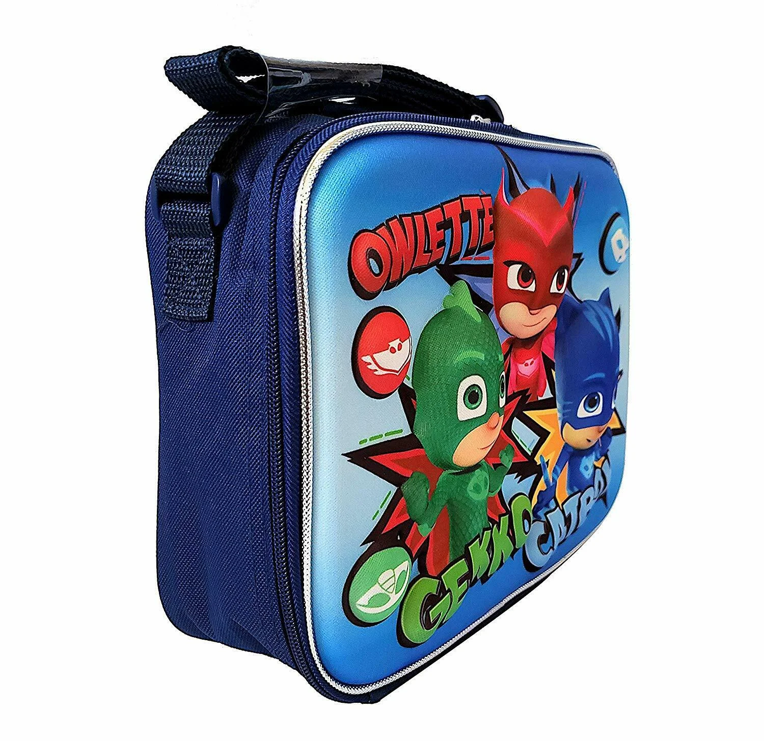 PJ Masks Insulated Lunch Box with 22 Ounce BPA Free Water Bottle