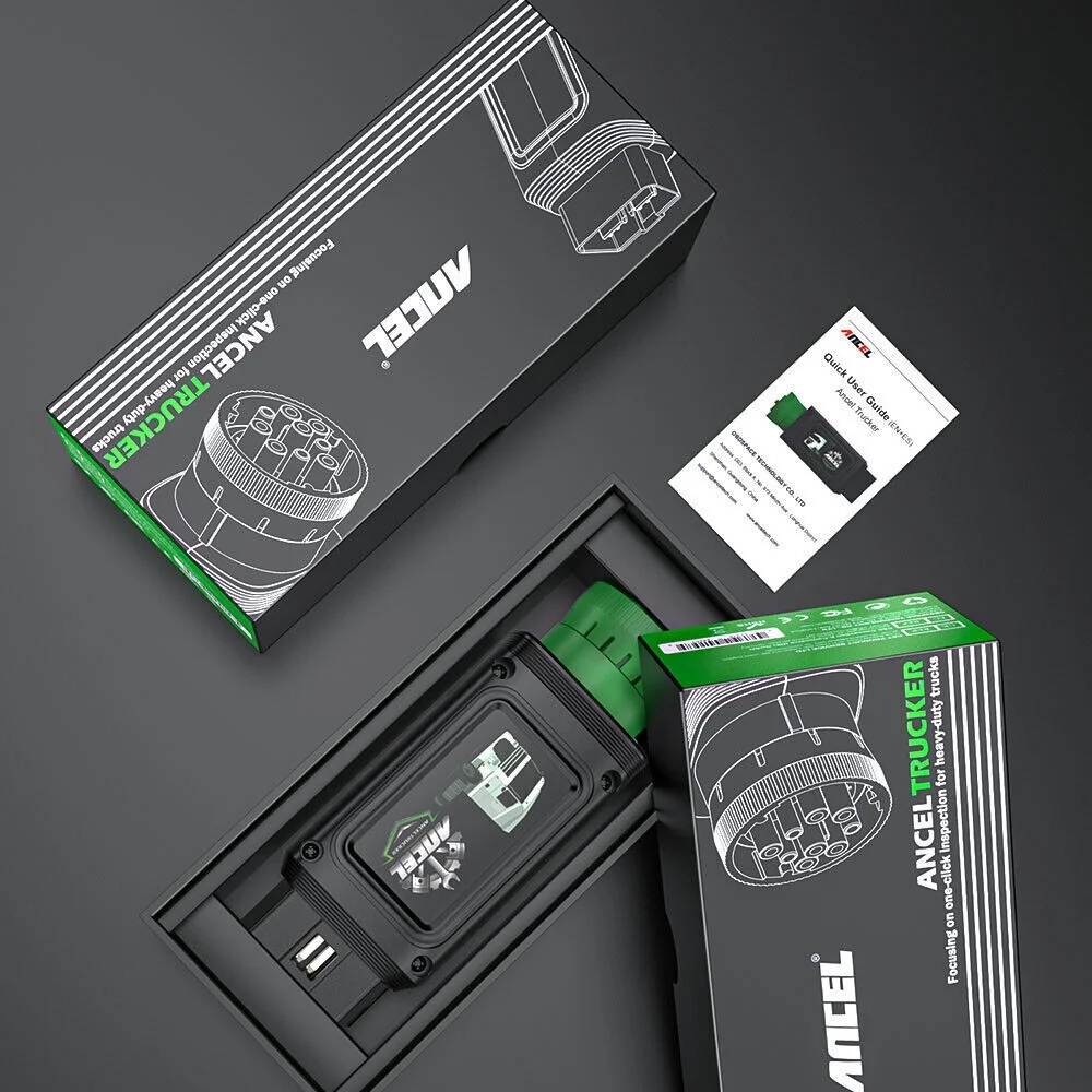 Ancel HD110 Heavy Duty Truck Scanner Full System Truck & Car 2 in 1 OBD2 Scanner Code Reader DPF Regeneration Diagnostic Tool