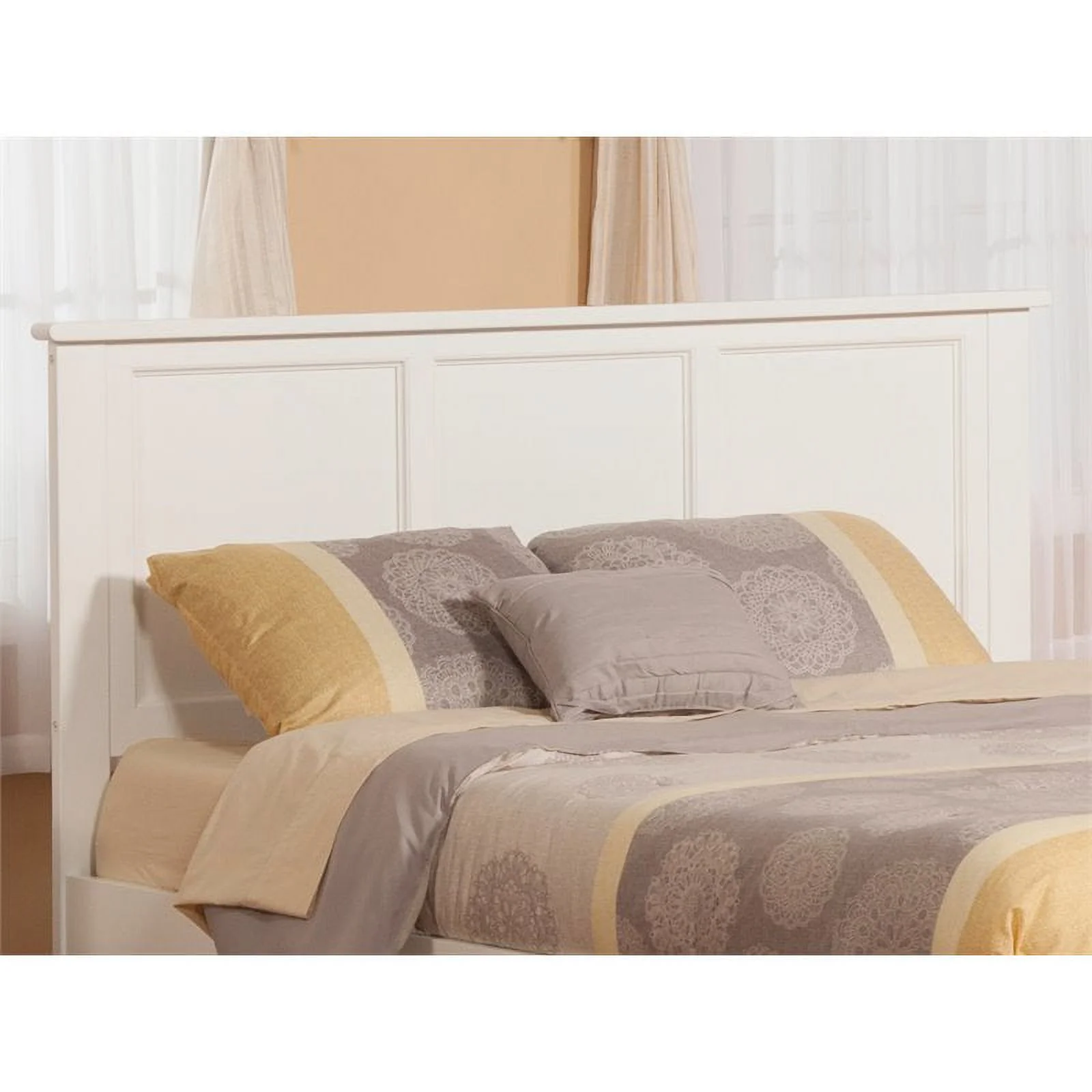 Pemberly Row King Panel Headboard in White