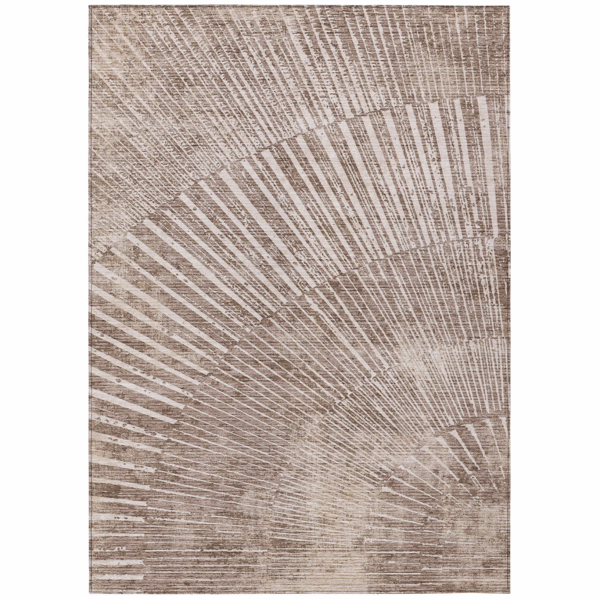 Addison Rugs Chantille ACN542 Taupe 8' x 10' Indoor Outdoor Area Rug, Easy Clean, Machine Washable, Non Shedding, Bedroom, Living Room, Dining Room, Kitchen, Patio Rug