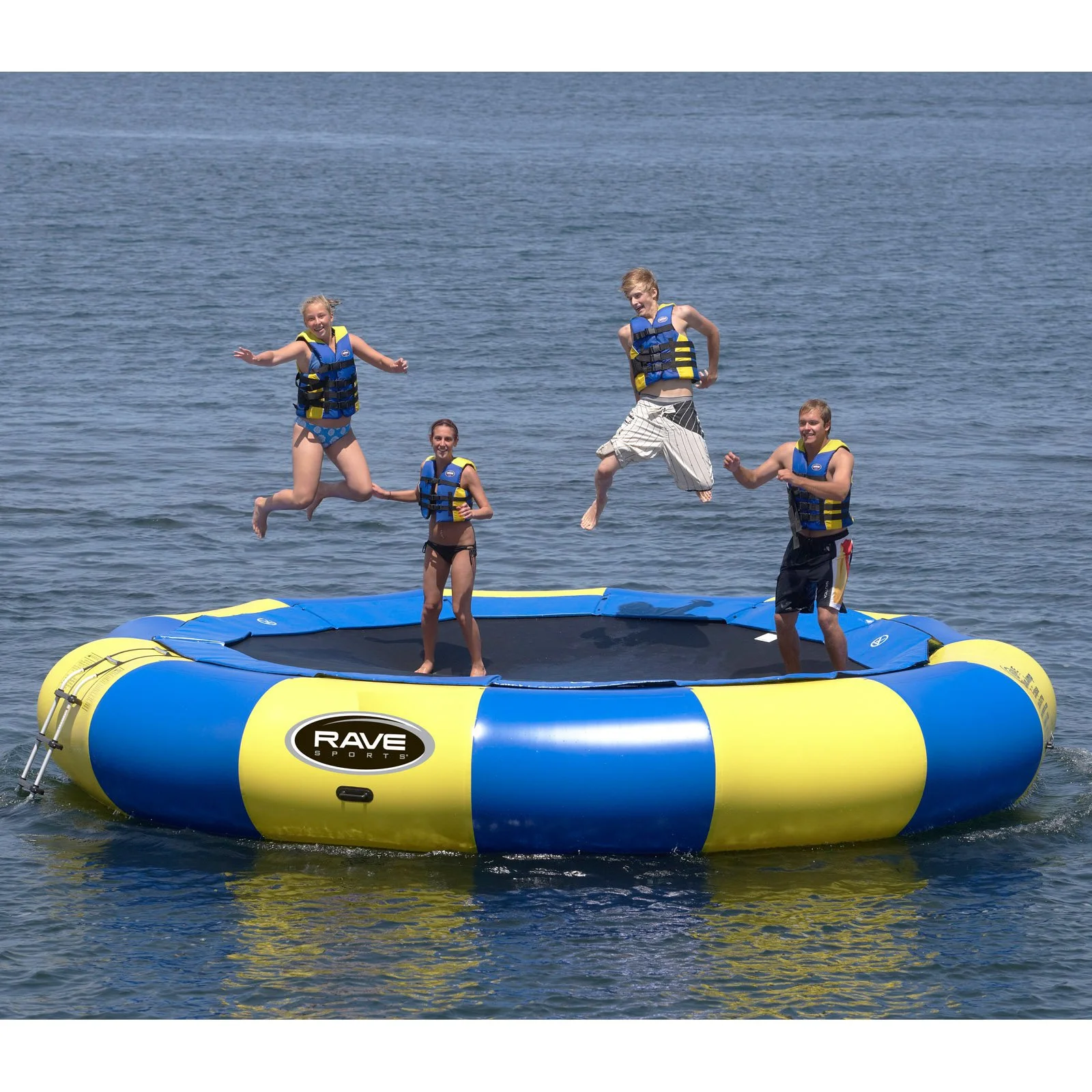 20 ft. RAVE Sports Aqua Jump Eclipse Water Trampoline Package