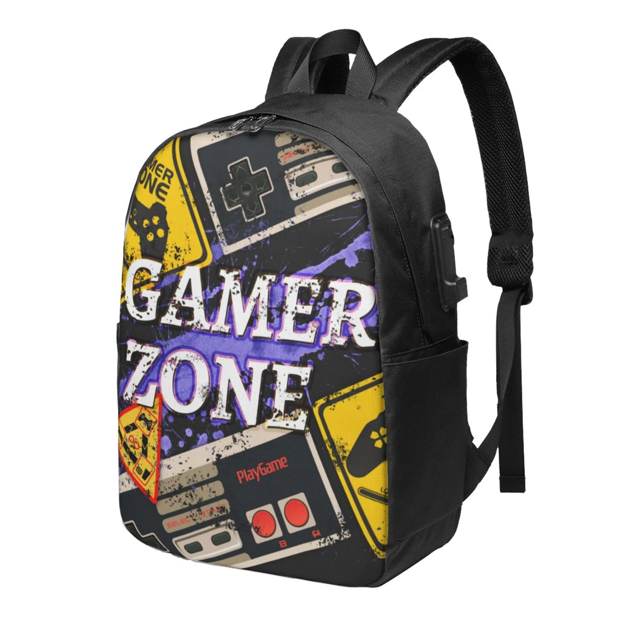 TEQUAN Travel Laptop Backpack, Watercolor Woman Colorful Face Prints Outdoor Hiking Bag School Bookbag Casual Lightweight Daypack