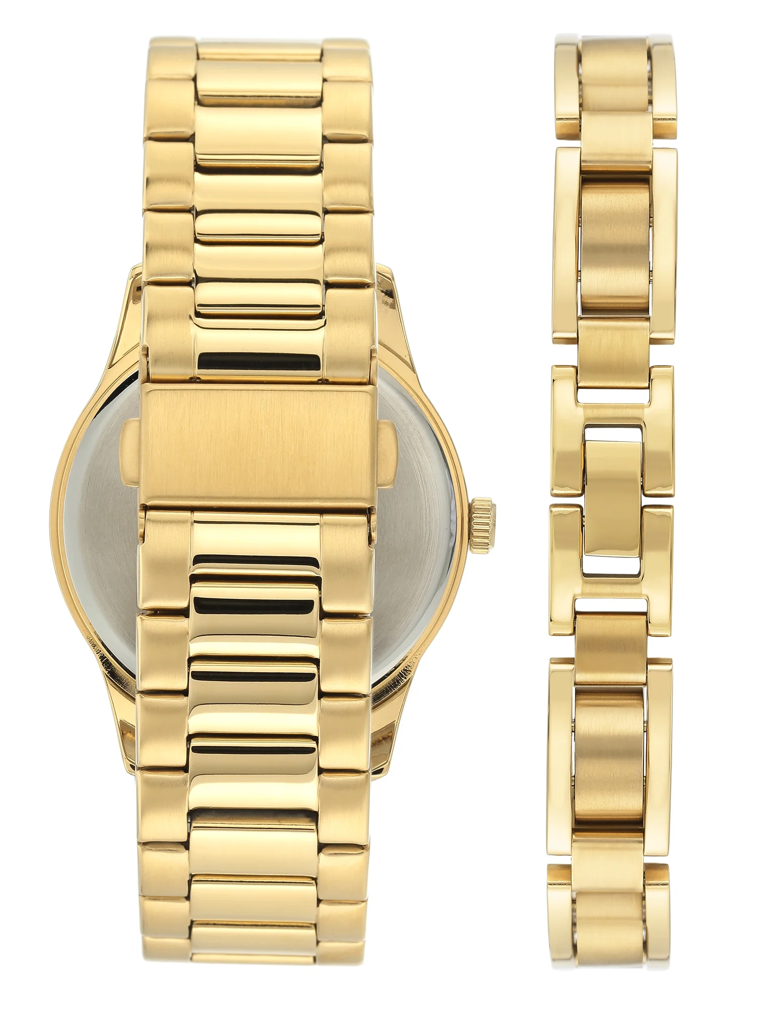 Armitron Men's 2pc. Silver-Tone Stainless Steel Watch and Bracelet Set