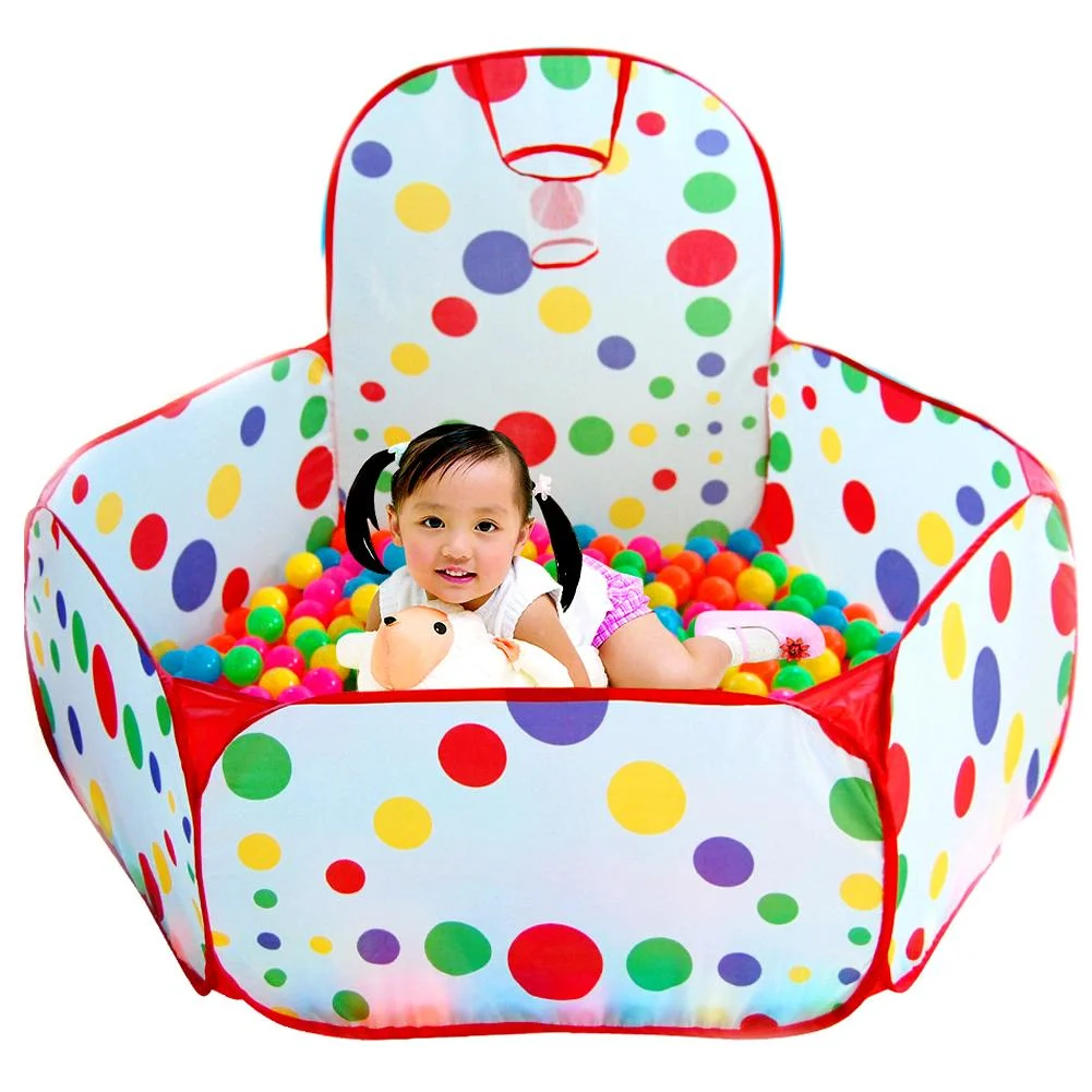 Children Kids Ocean Ball Pit Pool Game Play Tent with 100pcs Ocean Balls