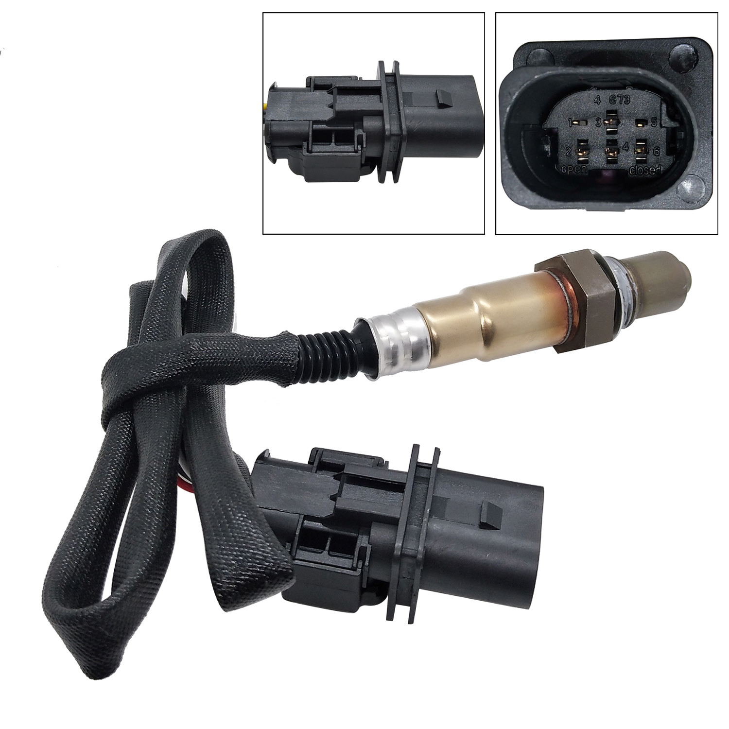 MAXFAVOR Oxygen Sensor Upstream Replacement for Mini Cooper Rolls-Royce 1.6L 6.7L Wideband oxygen sensor 234-5136 O2 Sensor Fits select: 2015-2016 MERCEDES-BENZ C 300 4MATIC, 2006 BMW 750 LI