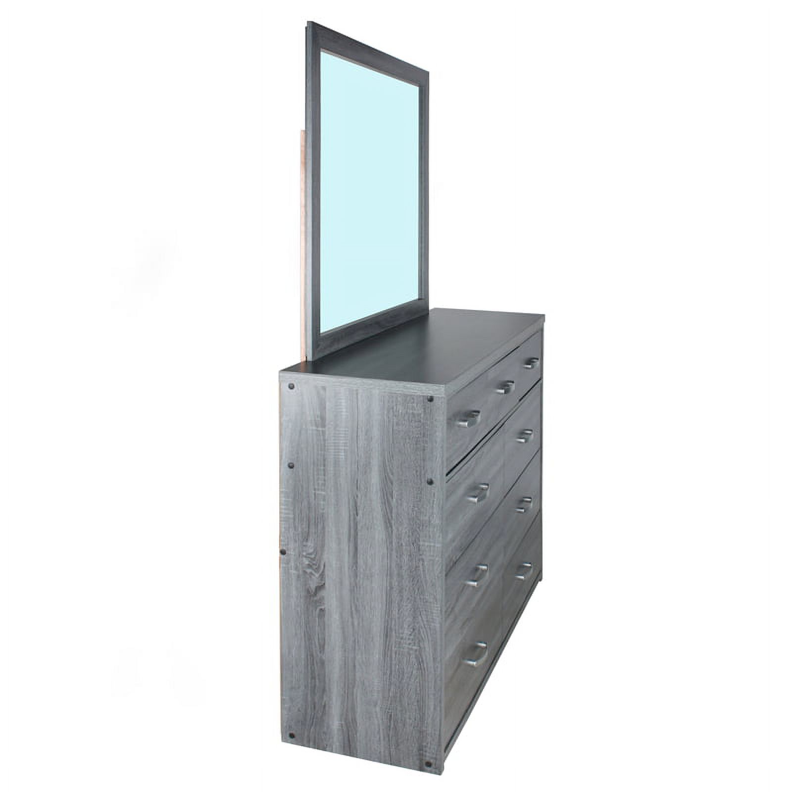 Pemberly Row Majestic Super Jumbo 9-Drawer Double Dresser in Gray