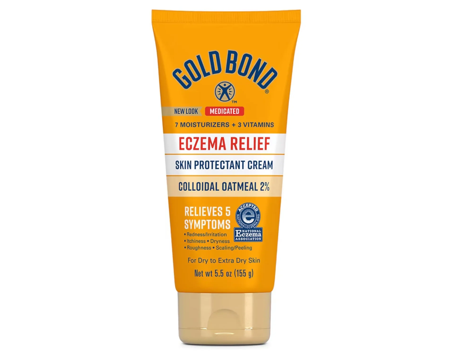 Gold Bond Eczema Relief Cream, 2% Colloidal Oatmeal - 5.5 Oz, 2 Pack