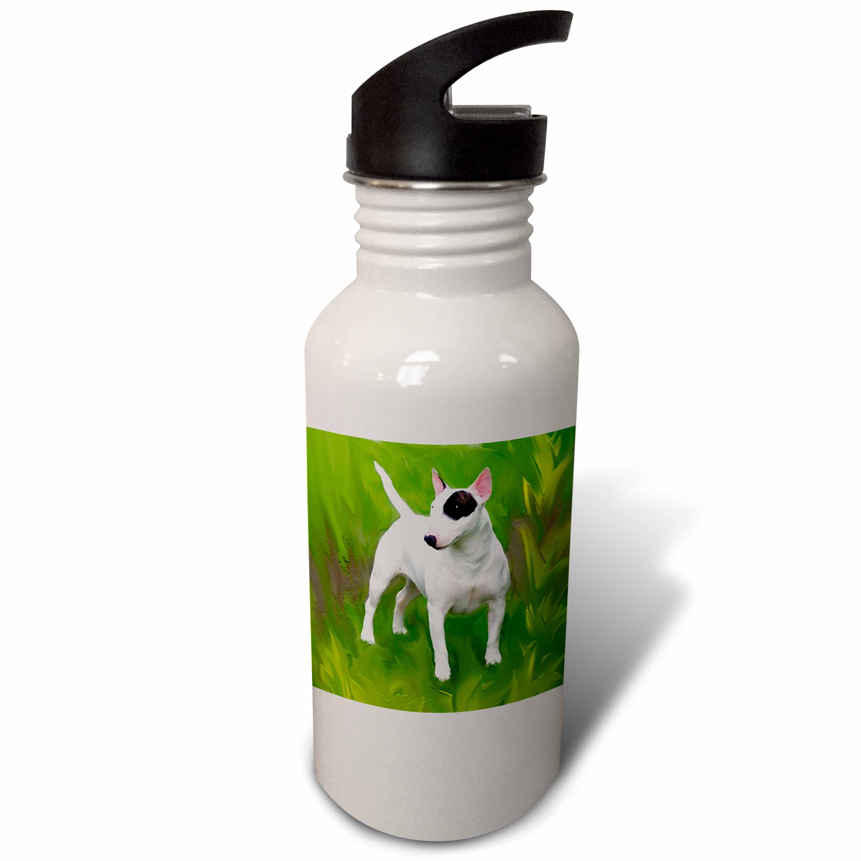 Bull Terrier 21 oz Sports Water Bottle wb-4447-1