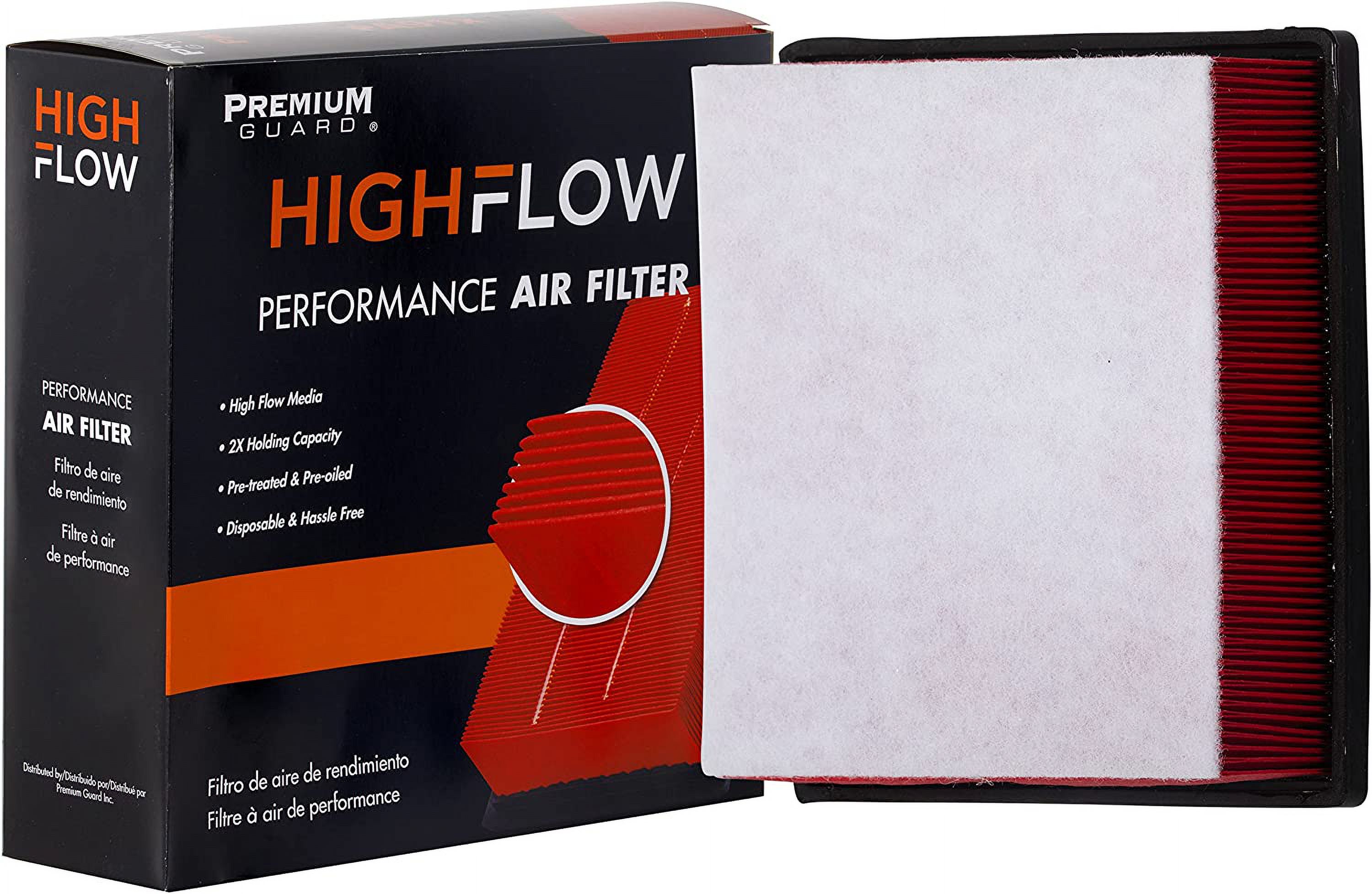 HIGHFLOW PA99095X, High Performance, Disposable Engine Air Filter | Fits 2016-18 Fiat 500X, 2015-21 Jeep Renegade, 2017-22 Compass, 2015-22 Ram ProMaster City