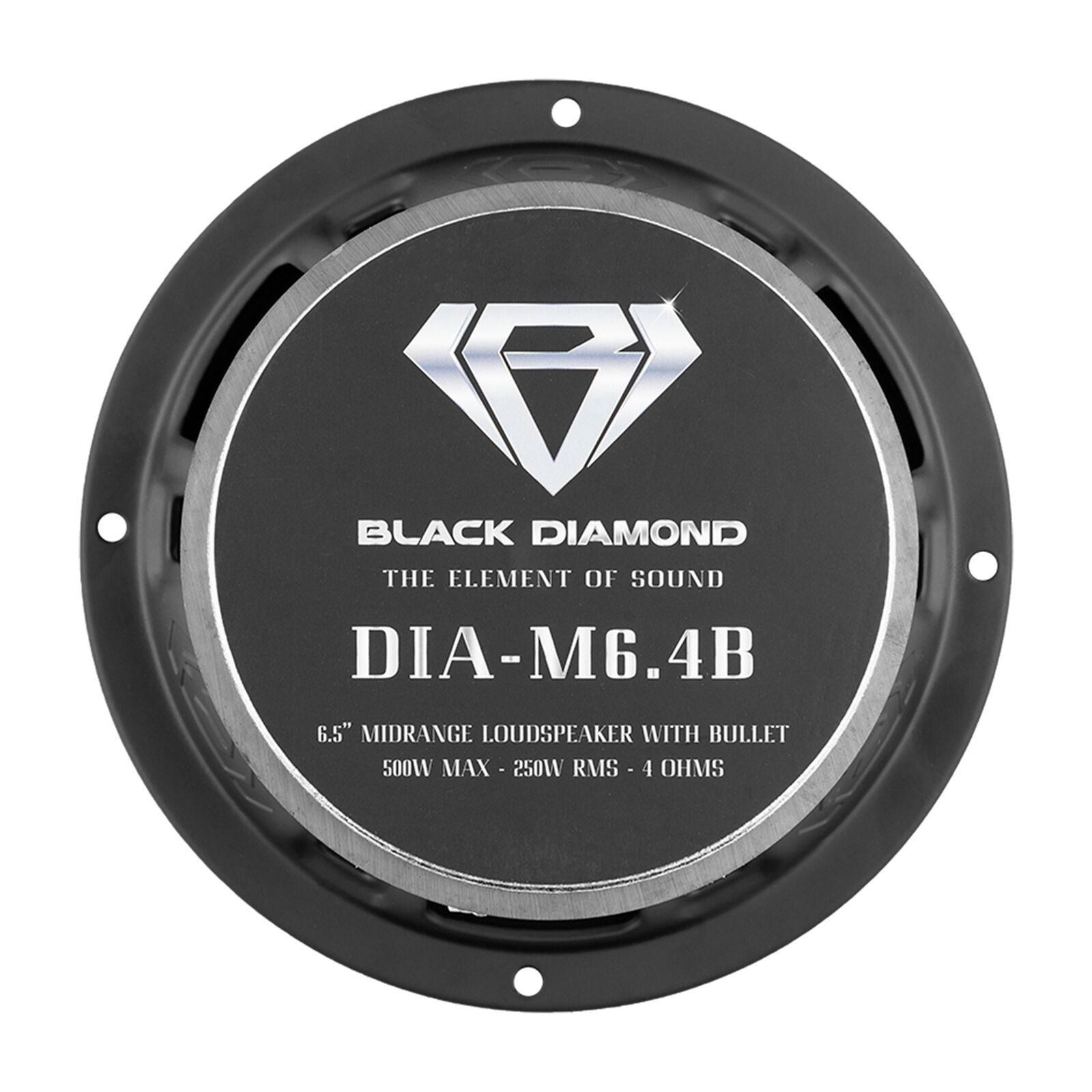 2 x Black Diamond Car Audio 6.5