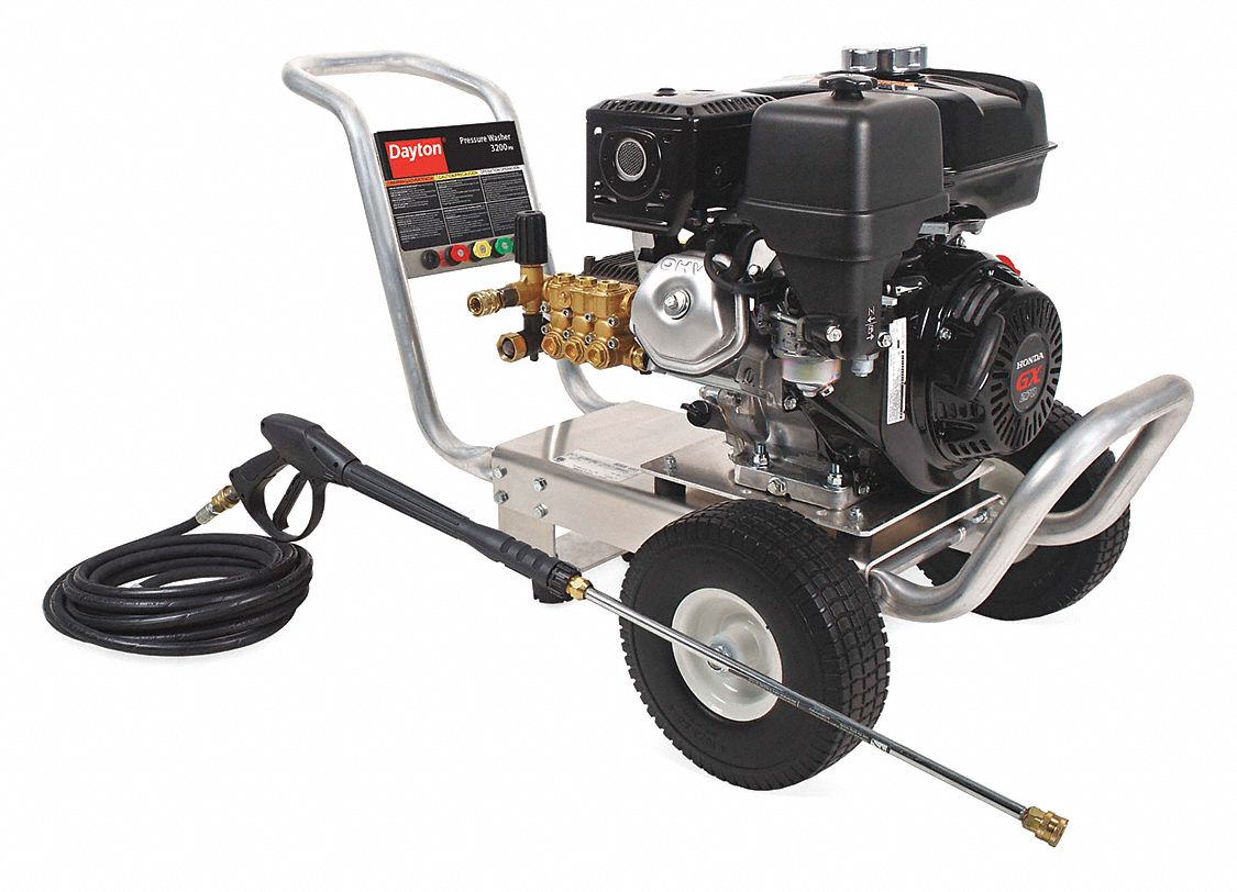 Dayton Pressure Washer,Cold Water,3200 psi,Gas GA-3200-0DMH