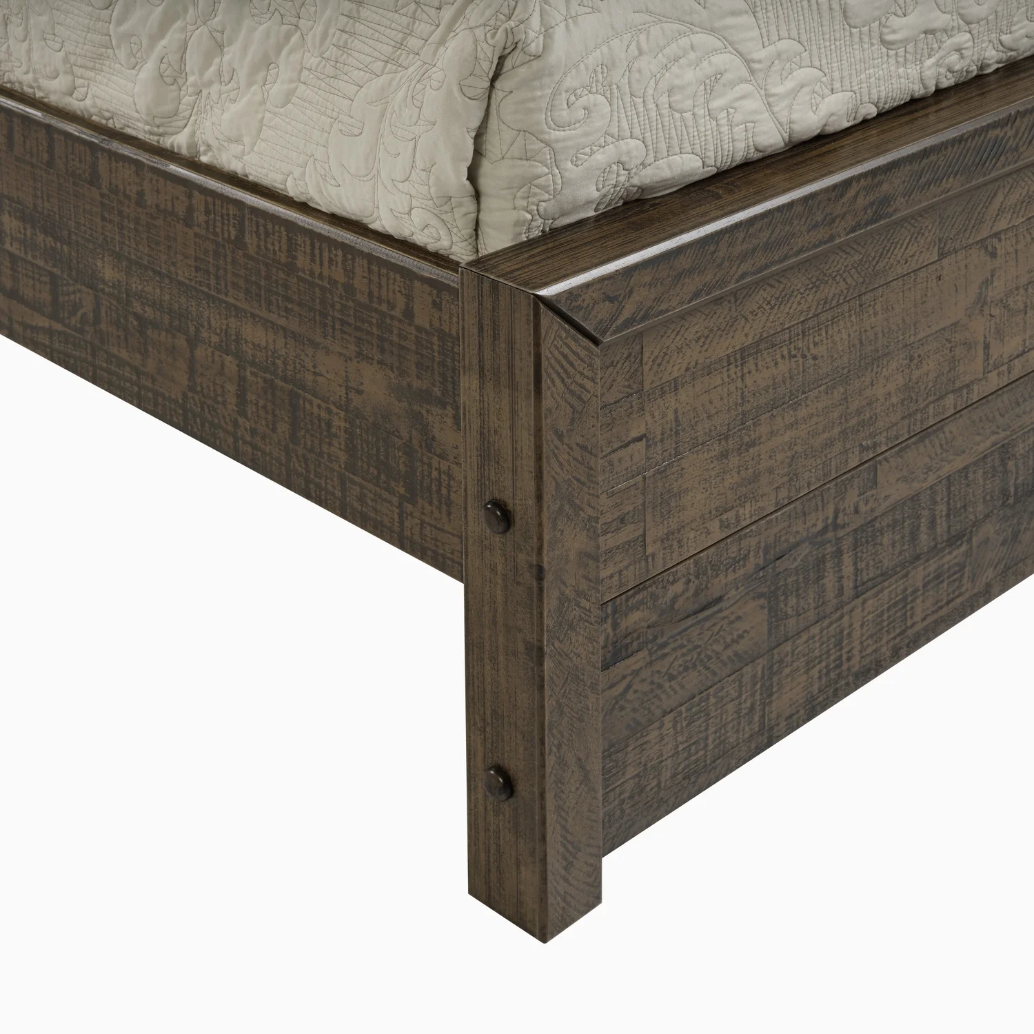 Camaflexi Monterrey Bed  - King Size - Provincial Brown Finish